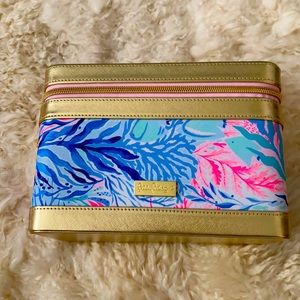 Lilly Pulitzer makeup train case